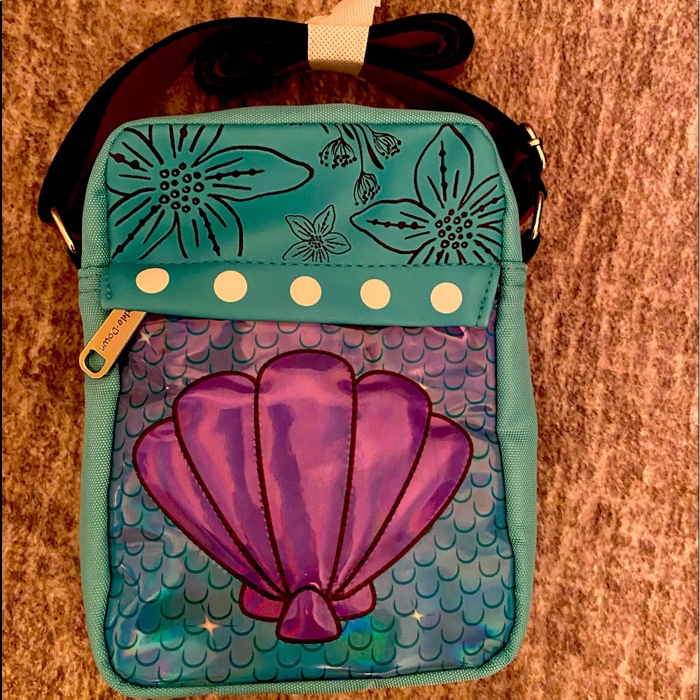 Little mermaid pouch purse